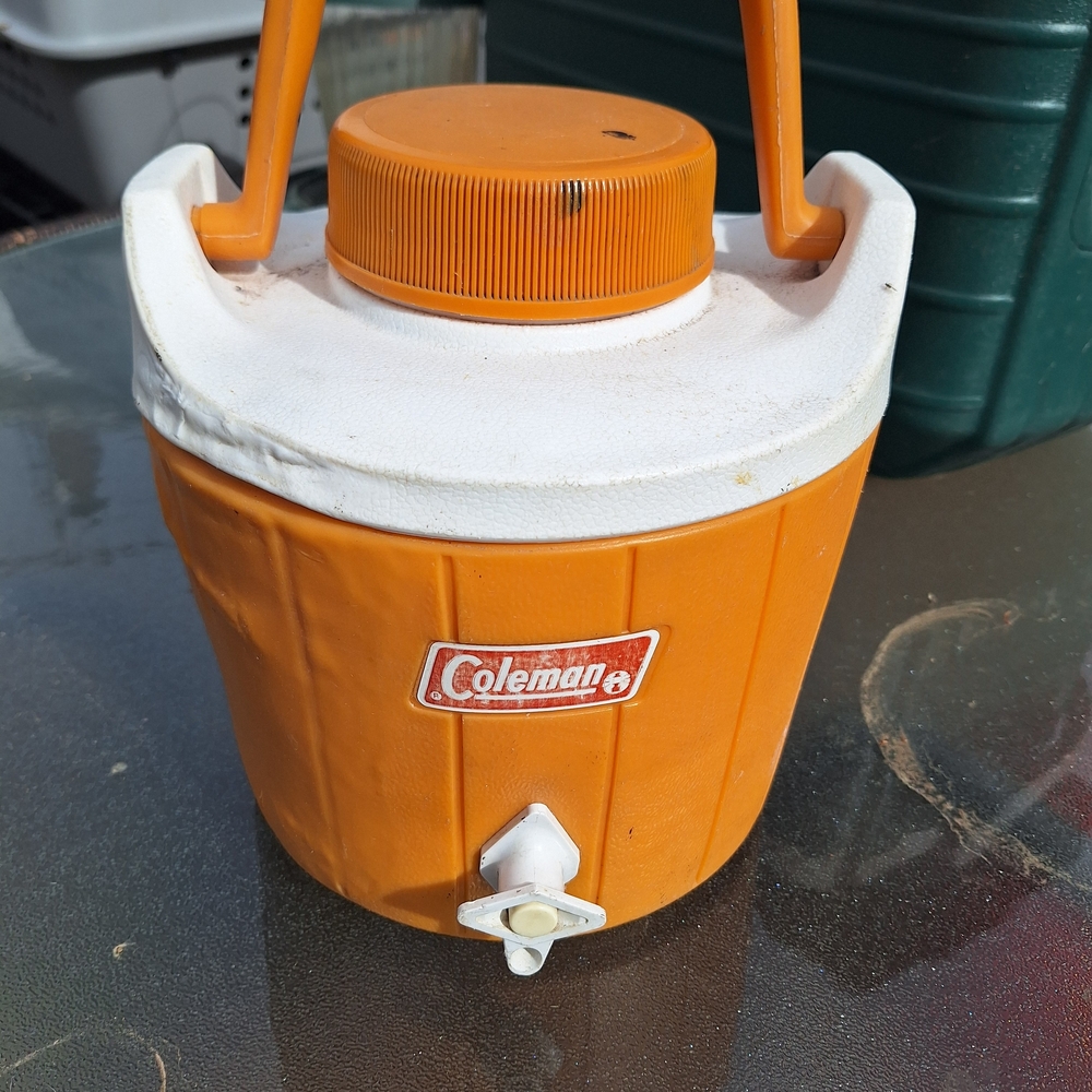 Coleman Orange Water Jug